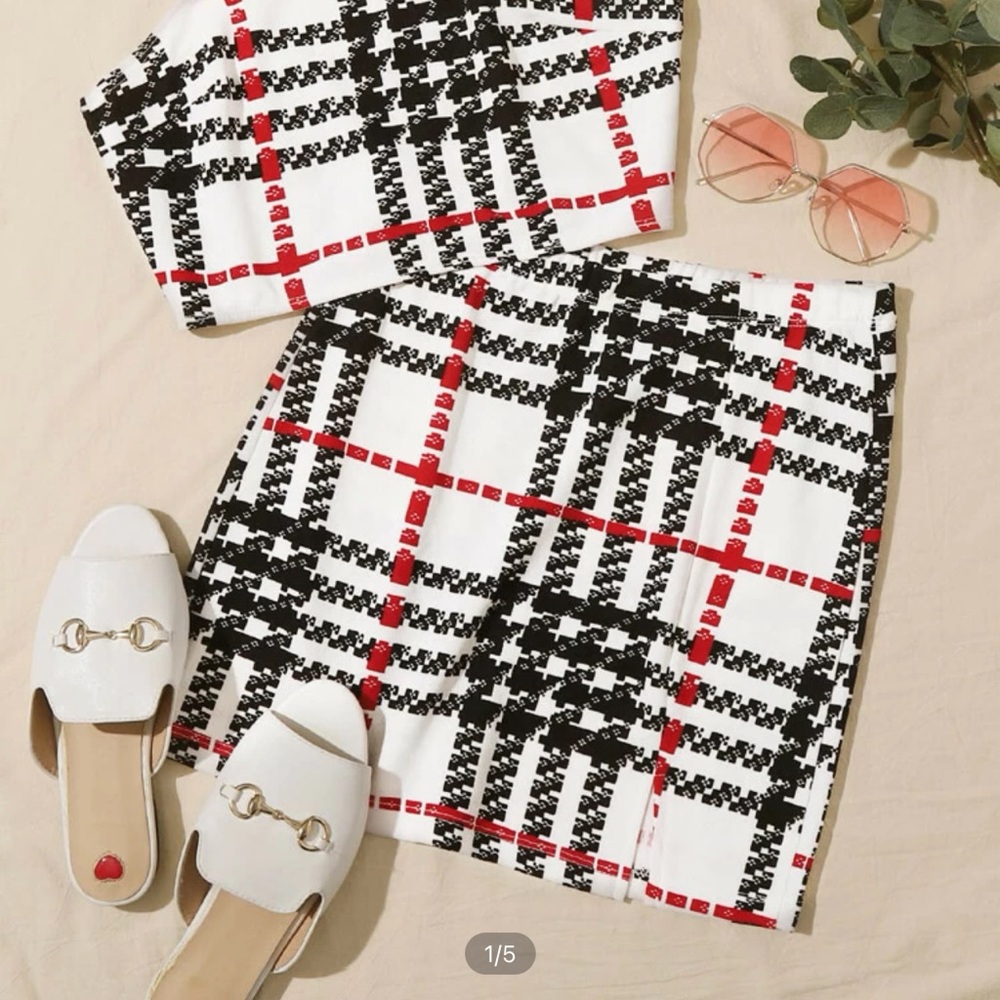 2 peice crop top set from SHIEN never worn